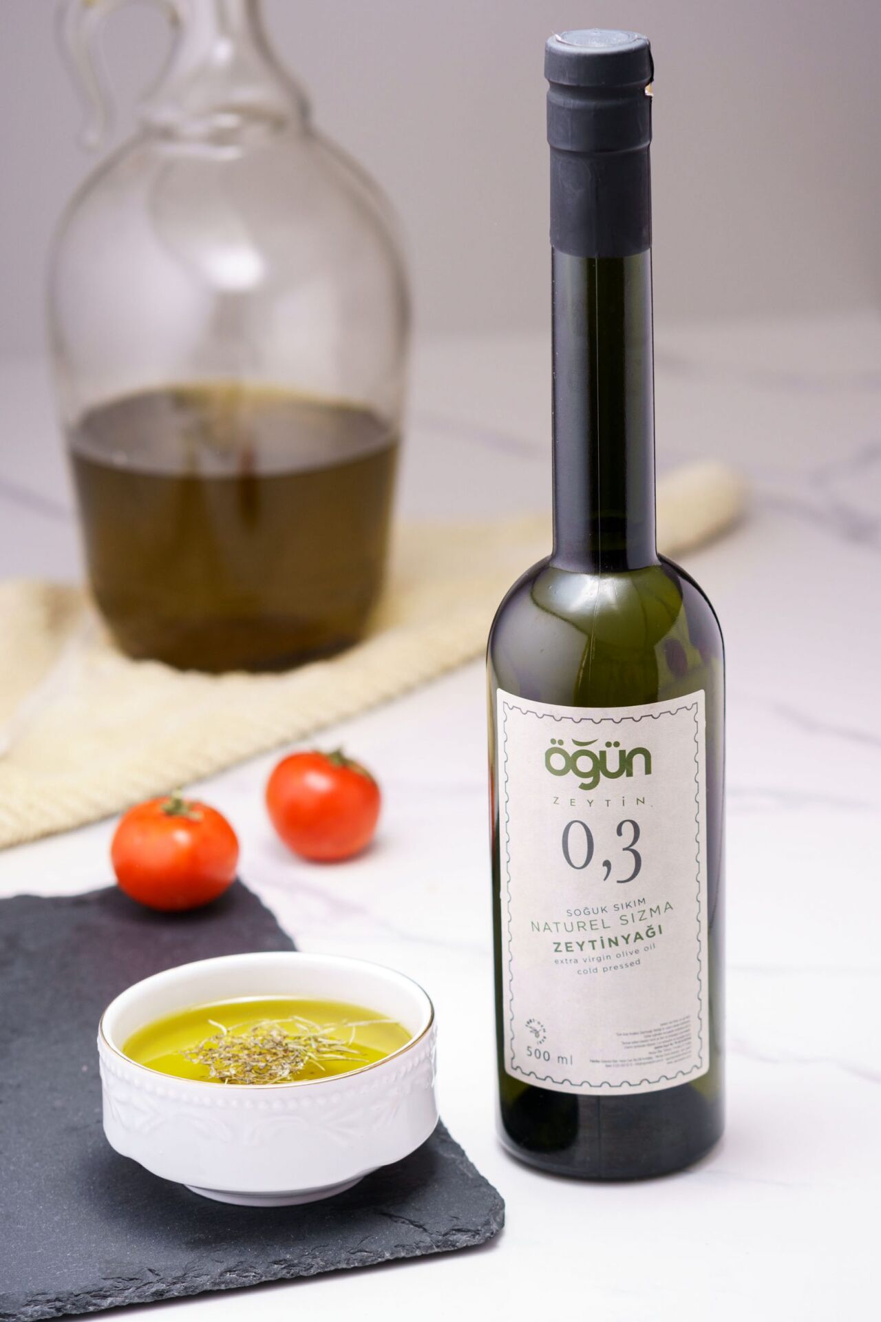 2025-2026 İlk Hasat Soğuk Sıkım Zeytinyağı -500 ml